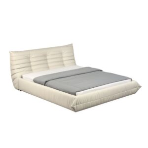 Beige Caterpillar Platform Bed