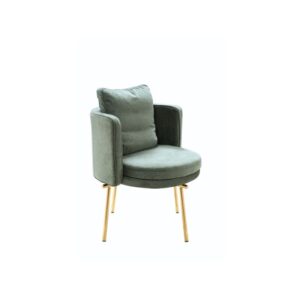 Round Seat Velvet Dining Chair