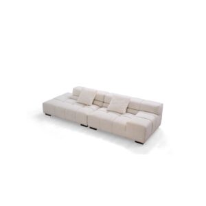 2-Piece Open End Linen Modular Couch