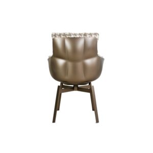 Designer Wingback Swivel Dining Chair