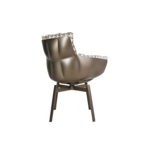 Designer Wingback Swivel Dining Chair