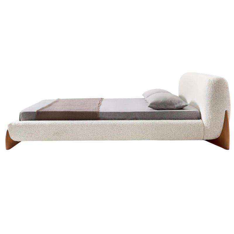 Teddy Fleece Upholstered Platform Bed