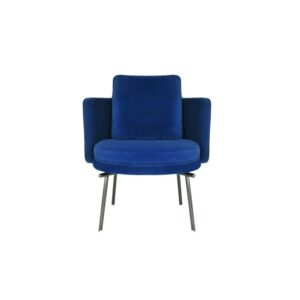 Round Seat Velvet Dining Chair