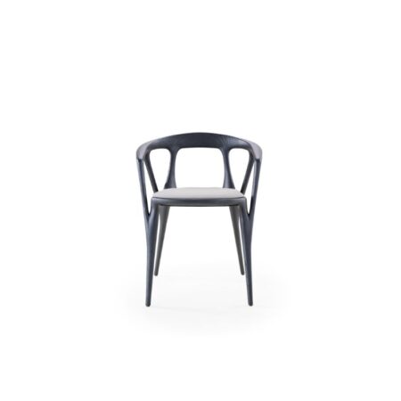 Designer Black Ash Wood Dining Chair