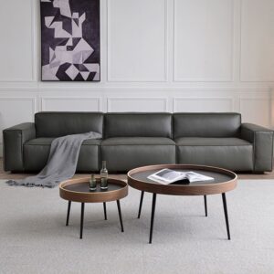 Modern modular 3-piece leather sofa (1)