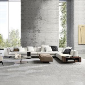 Modular L-Shaped Sectional with Side Table